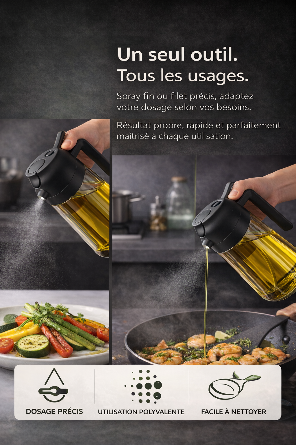 Maîtrisez chaque goutte, sans compromis